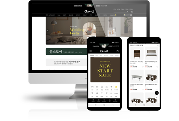 까사미아 온라인 몰 웹 앱 화면 & 까사미아 CI